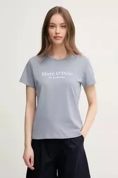 Хлопковая футболка Marc O'Polo, серый