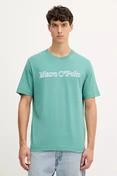 Хлопковая футболка Marc O'Polo, зеленый