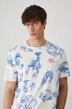 Хлопковая футболка Medicine, белый