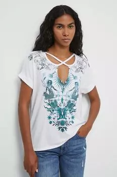 Хлопковая футболка Medicine, белый