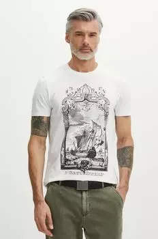 Хлопковая футболка Medicine, белый