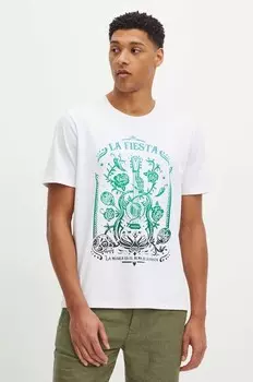 Хлопковая футболка Medicine, белый