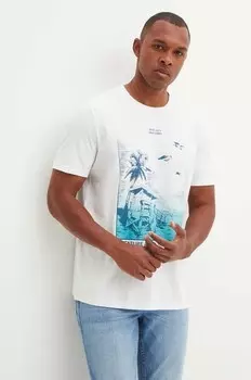 Хлопковая футболка Medicine, белый