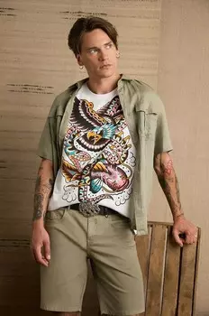 Хлопковая футболка Medicine, белый