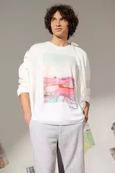 Хлопковая футболка Medicine, белый