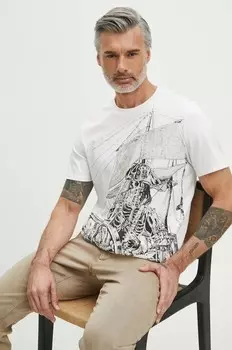 Хлопковая футболка Medicine, белый