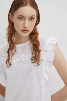 Хлопковая футболка Medicine, белый