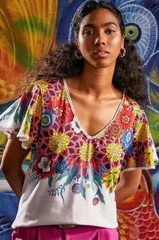 Хлопковая футболка Medicine, белый