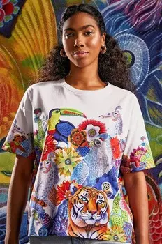 Хлопковая футболка Medicine, белый