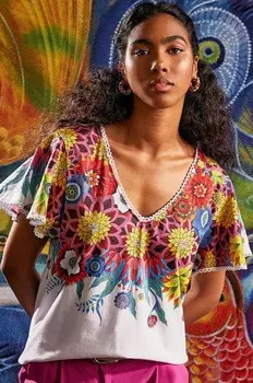 Хлопковая футболка Medicine, белый