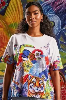 Хлопковая футболка Medicine, белый