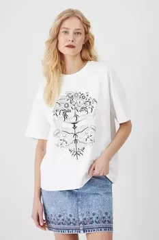 Хлопковая футболка Medicine, белый