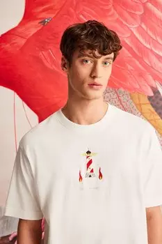 Хлопковая футболка Medicine, бежевый