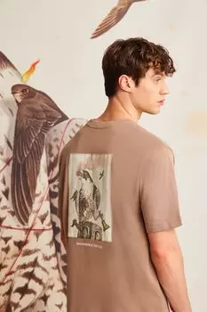 Хлопковая футболка Medicine, бежевый