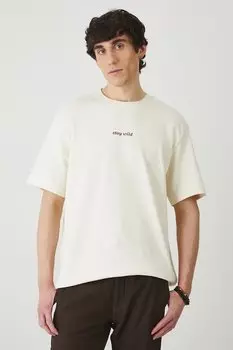 Хлопковая футболка Medicine, бежевый