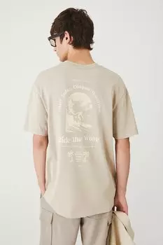 Хлопковая футболка Medicine, бежевый