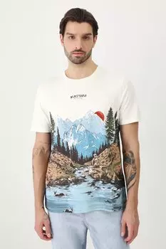 Хлопковая футболка Medicine, бежевый