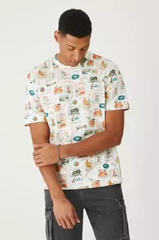 Хлопковая футболка Medicine, бежевый