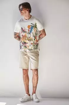 Хлопковая футболка Medicine, бежевый