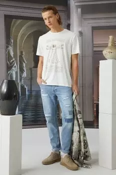 Хлопковая футболка Medicine, бежевый