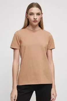 Хлопковая футболка Medicine, бежевый