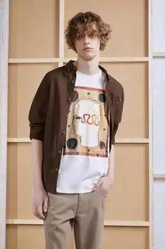 Хлопковая футболка Medicine, бежевый