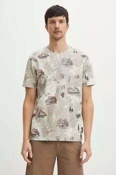 Хлопковая футболка Medicine, бежевый