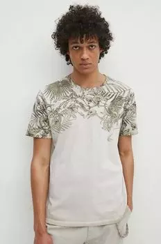 Хлопковая футболка Medicine, бежевый