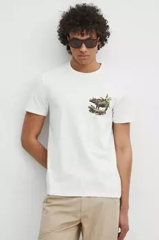 Хлопковая футболка Medicine, бежевый