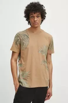 Хлопковая футболка Medicine, бежевый