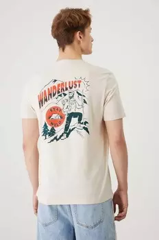 Хлопковая футболка Medicine, бежевый