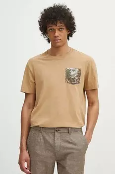 Хлопковая футболка Medicine, бежевый