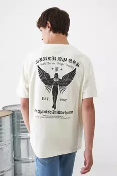 Хлопковая футболка Medicine, бежевый