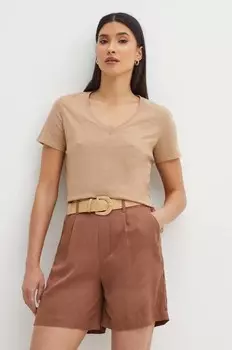 Хлопковая футболка Medicine, бежевый