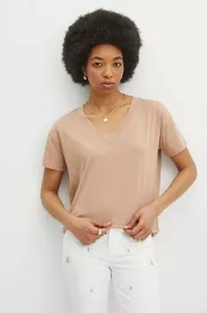 Хлопковая футболка Medicine, бежевый