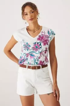 Хлопковая футболка Medicine, бежевый