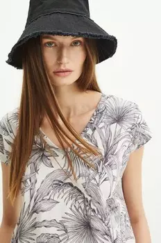 Хлопковая футболка Medicine, бежевый