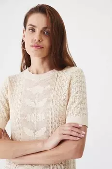 Хлопковая футболка Medicine, бежевый