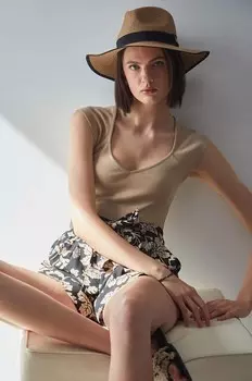 Хлопковая футболка Medicine, бежевый