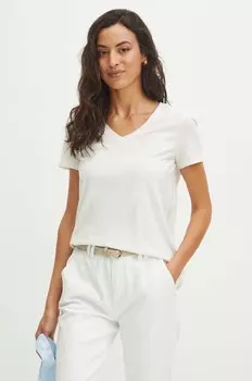 Хлопковая футболка Medicine, бежевый