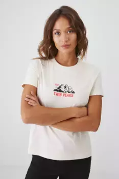 Хлопковая футболка Medicine, бежевый