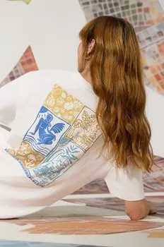 Хлопковая футболка Medicine, бежевый