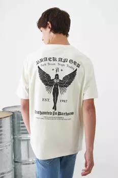 Хлопковая футболка Medicine, бежевый