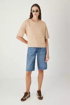 Хлопковая футболка Medicine, бежевый