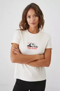 Хлопковая футболка Medicine, бежевый