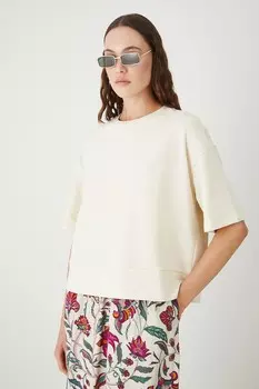 Хлопковая футболка Medicine, бежевый