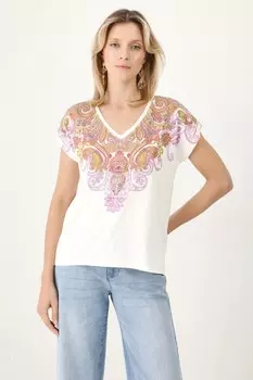 Хлопковая футболка Medicine, бежевый