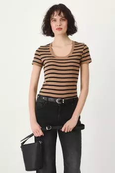 Хлопковая футболка Medicine, бежевый