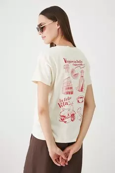 Хлопковая футболка Medicine, бежевый