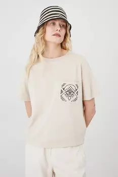 Хлопковая футболка Medicine, бежевый